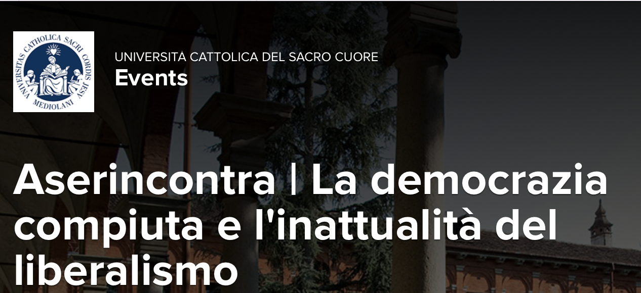 La democrazia compiuta e l'inattualità del liberalismo